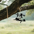 Spooky Swinging Elf Metal Wall Decor