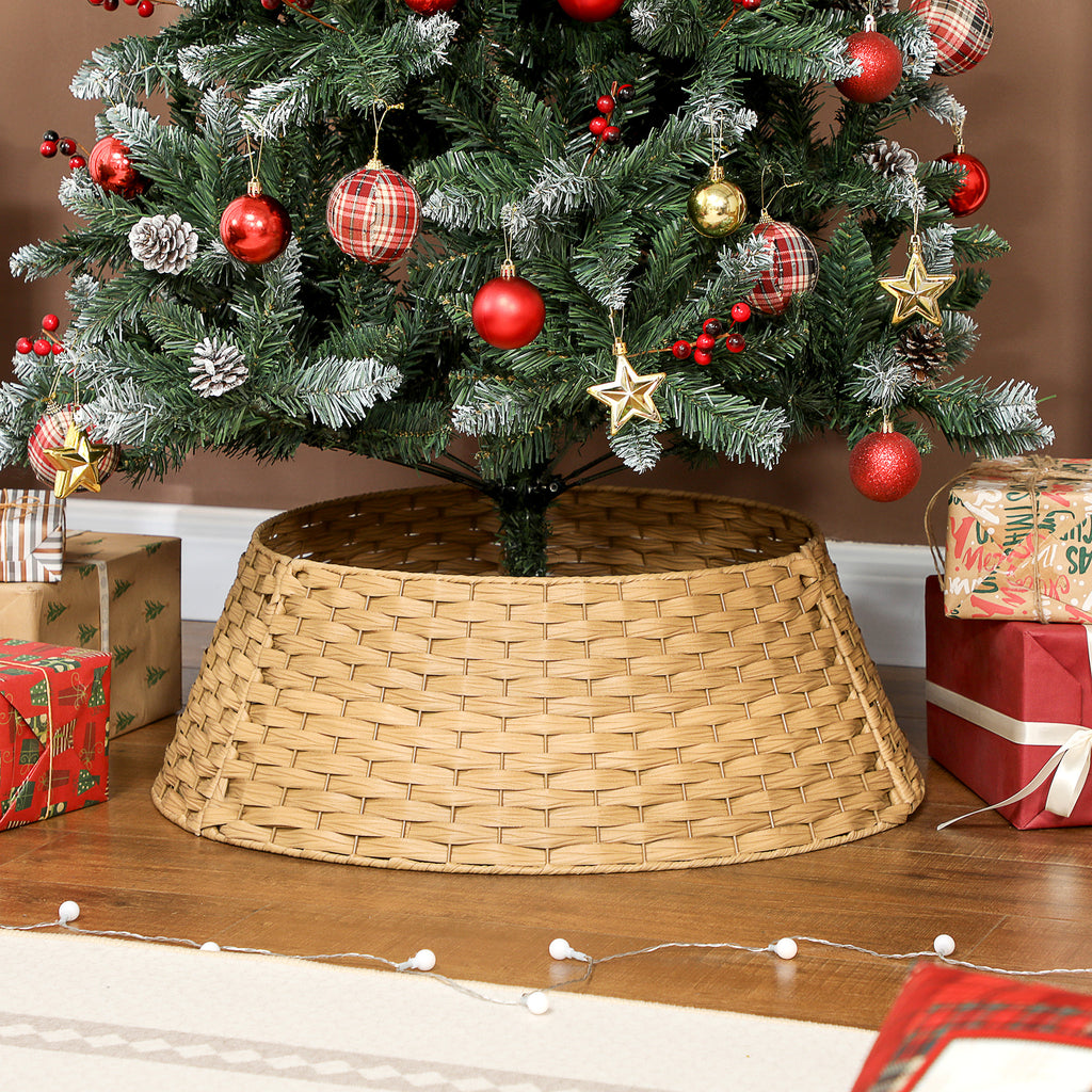 Rustic Christmas Tree Skirt (27" Woven)