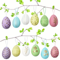 Pastel Easter Egg Decorations - 12 Piece Set