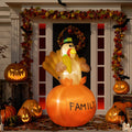 Inflatable Thanksgiving Turkey - 4.9ft LED Display