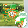 St. Patrick's Day Gnome Window Decals - 9 Sheets
