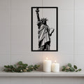 Vintage Statue of Liberty Metal Wall Sculpture